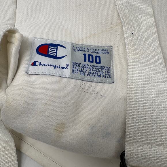 Champion C100 Convertible Backpack Tote Bag Sweatshirt White - Picture 7 of 8